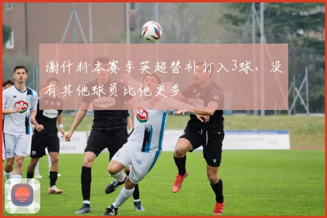 谢什科本赛季英超替补打入3球，没有其他球员比他更多